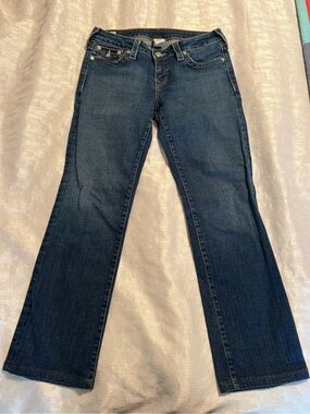 True Religion Billy World Tour Jeans Low Rise Made in USA Flap pocket Y2K